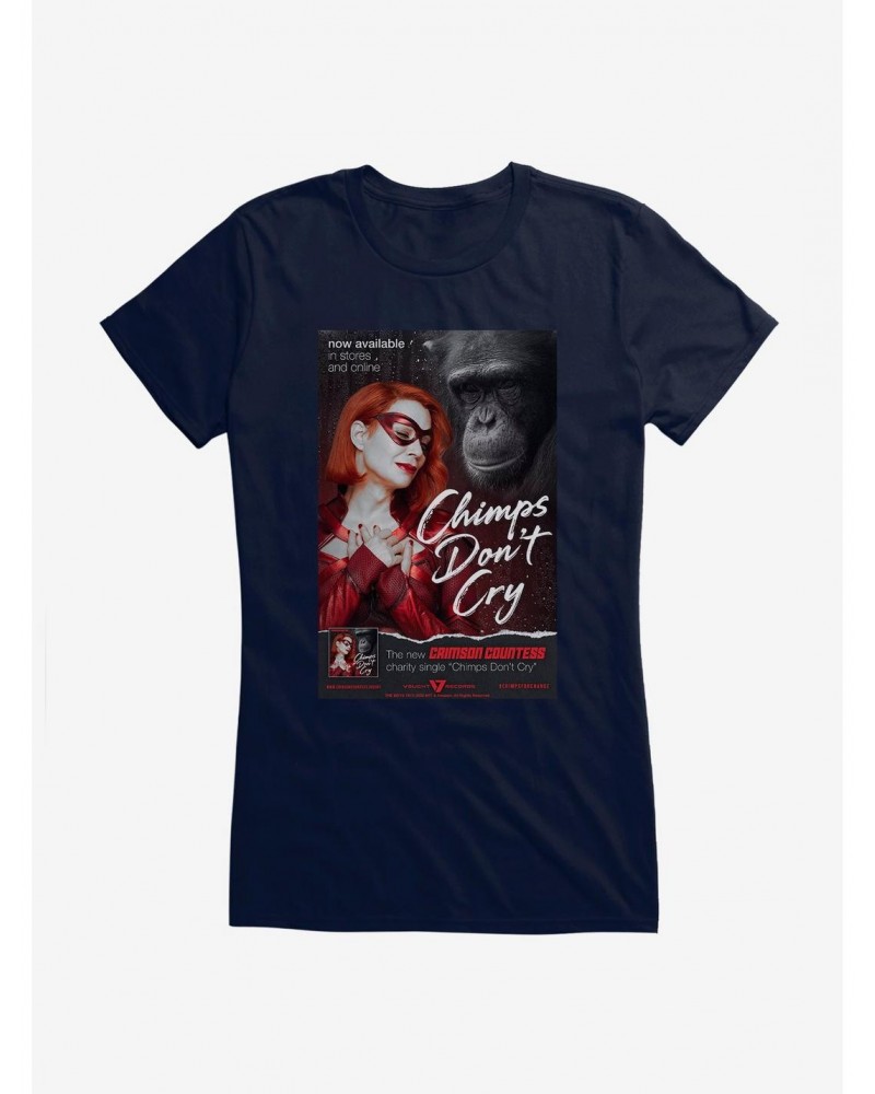 The Boys Chimps Don't Cry Girls T-Shirt $8.96 T-Shirts