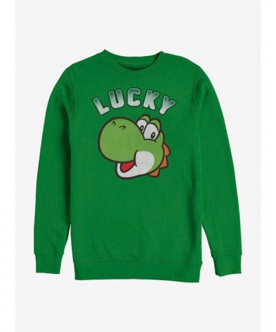 Nintendo Super Mario Lucky Yoshi Sweatshirt $10.33 Sweatshirts