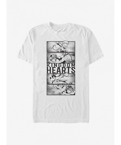 Disney Kingdom Hearts Character Panels Kingdom T-Shirt $7.07 T-Shirts