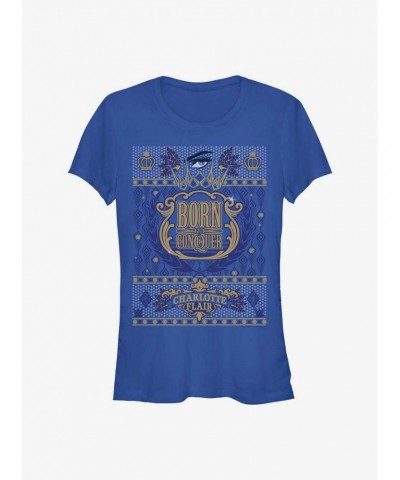 WWE Charlotte Flair Ugly Christmas Girls T-Shirt $6.18 T-Shirts