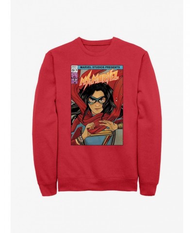 Marvel Ms. Marvel Comic Cover Sweatshirt $12.10 Sweatshirts