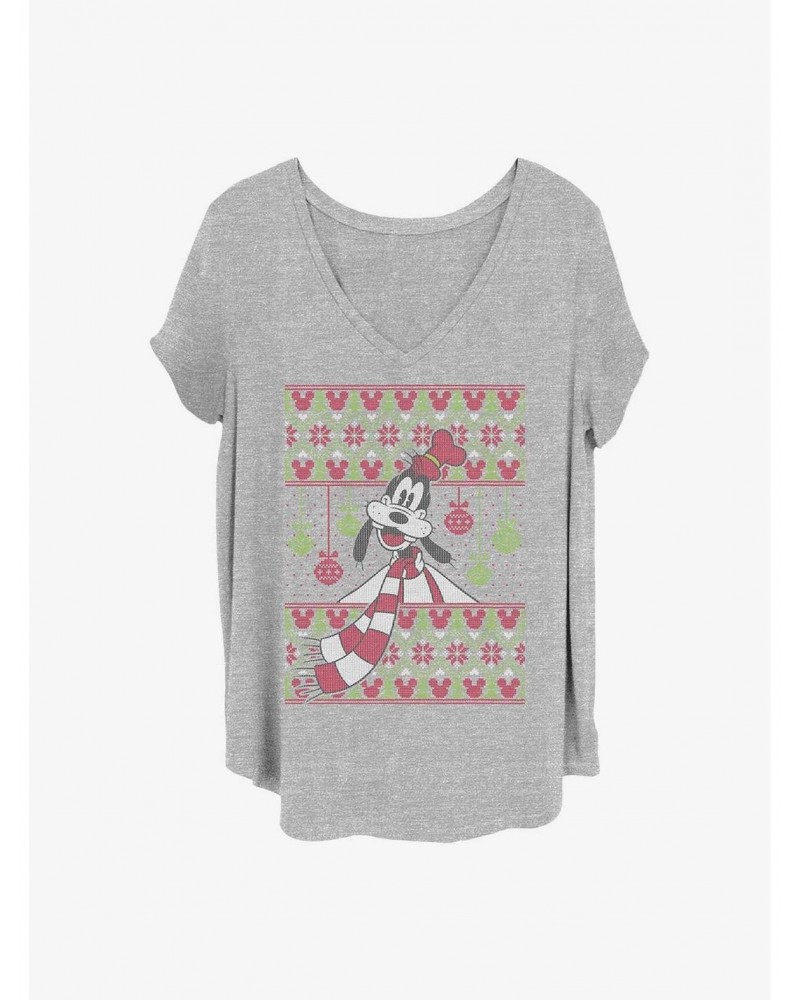 Disney Goofy Ornament Sweater Girls T-Shirt Plus Size $6.94 T-Shirts
