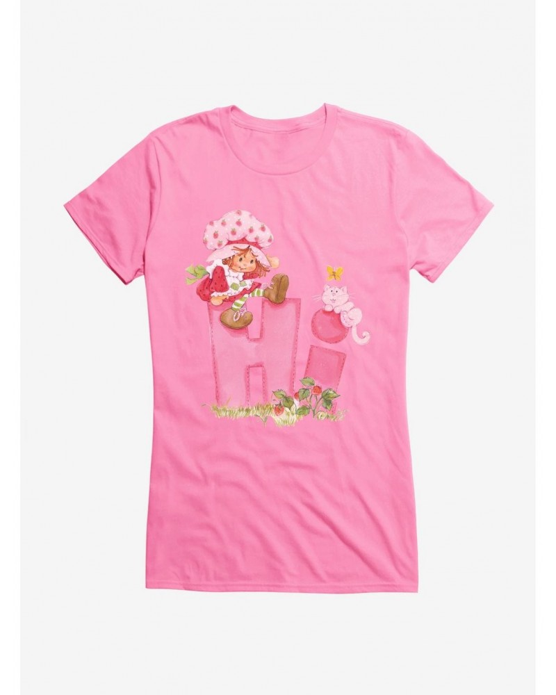 Strawberry Shortcake Hi Greeting Girls T-Shirt $6.57 T-Shirts