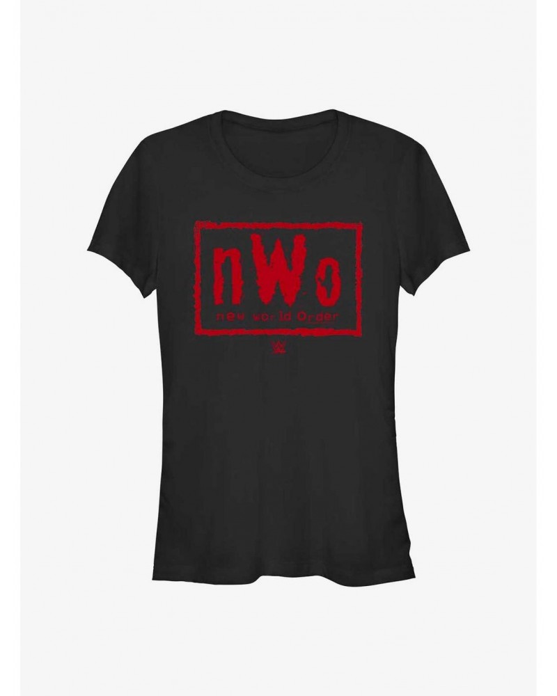 WWE nWo New World Order Logo Girls T-Shirt $5.98 T-Shirts