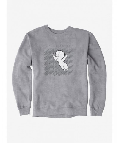 Casper The Friendly Ghost Virtual Raver Spooky Time Sweatshirt $15.50 Sweatshirts