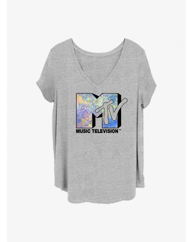 MTV Paisley MTV Watercolor Girls T-Shirt Plus Size $8.79 T-Shirts