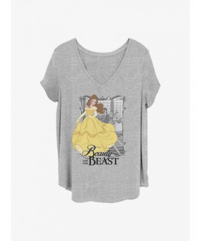 Disney Beauty and the Beast Dancing Beauty Girls T-Shirt Plus Size $8.09 T-Shirts