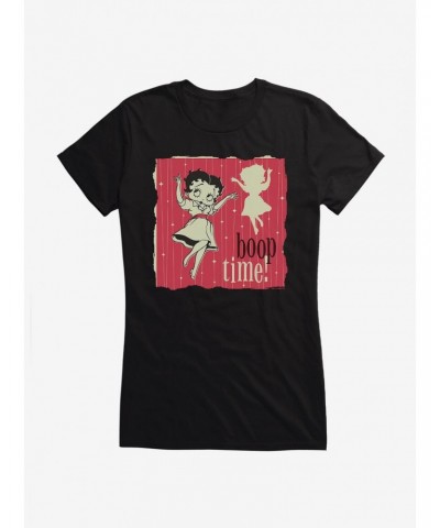 Betty Boop Time For A Boop Girls T-Shirt $6.37 T-Shirts