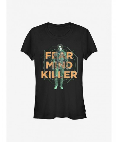 Dune Fear Is The Mind Killer Girls T-Shirt $8.22 T-Shirts