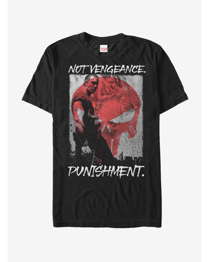 Marvel The Punisher Not Vengeance T-Shirt $9.56 T-Shirts