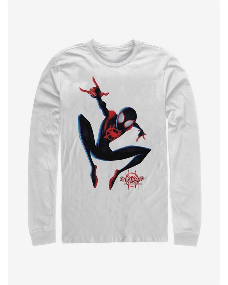 Marvel Spider-Man: Into The Spider-Verse Big Miles Long-Sleeve T-Shirt $8.69 T-Shirts