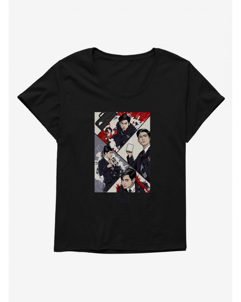 The Umbrella Academy Number Five Comic Girls T-Shirt Plus Size $9.81 T-Shirts