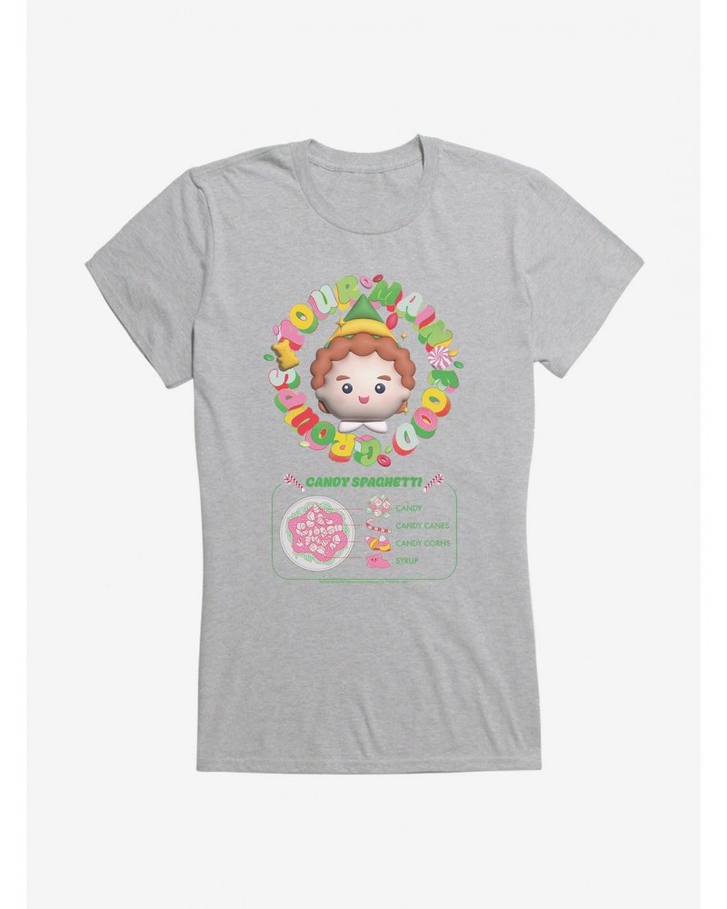 Elf Candy Spaghetti Girls T-Shirt $8.96 T-Shirts