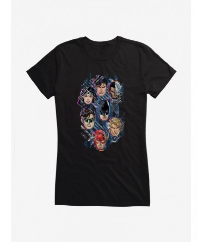 DC Comics Justice League Group Girls T-Shirt $7.37 T-Shirts
