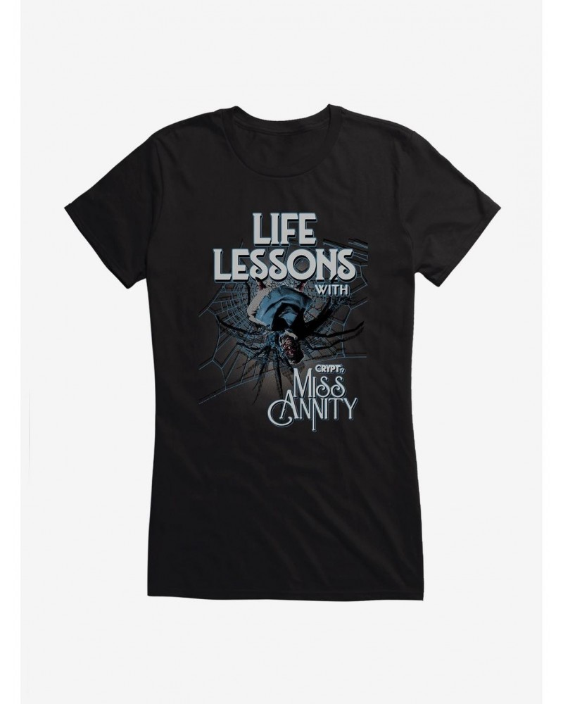 Crypt TV Life Lessons With Miss Annity Girls T-Shirt $10.21 T-Shirts