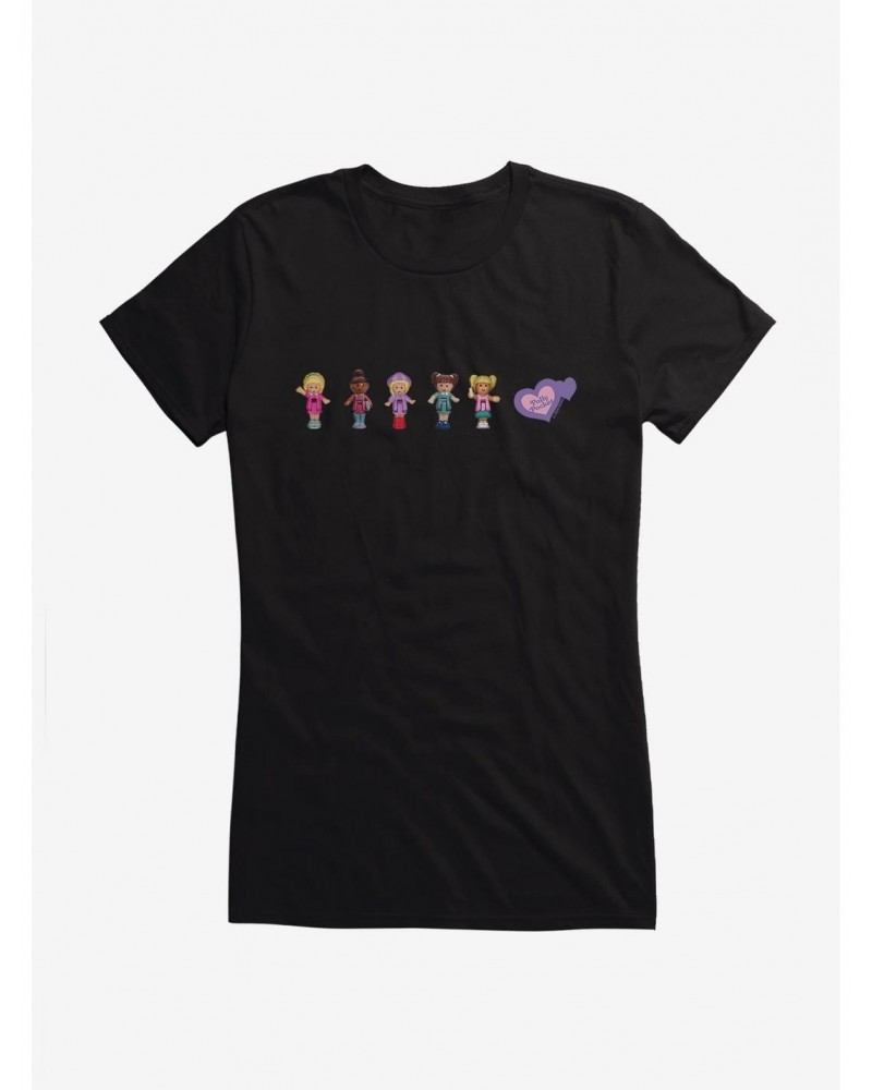 Polly Pocket Doll Line Up Girls T-Shirt $7.77 T-Shirts