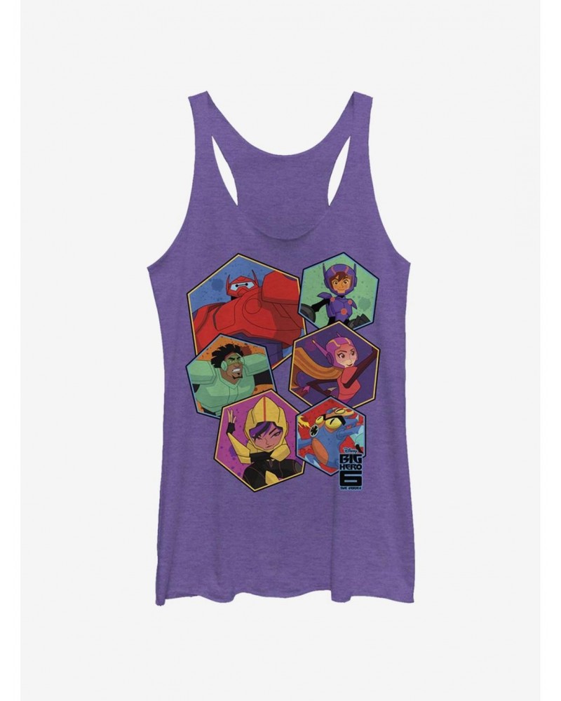 Disney Big Hero 6 Big Six Hexagon Girls Tank $7.87 Tanks