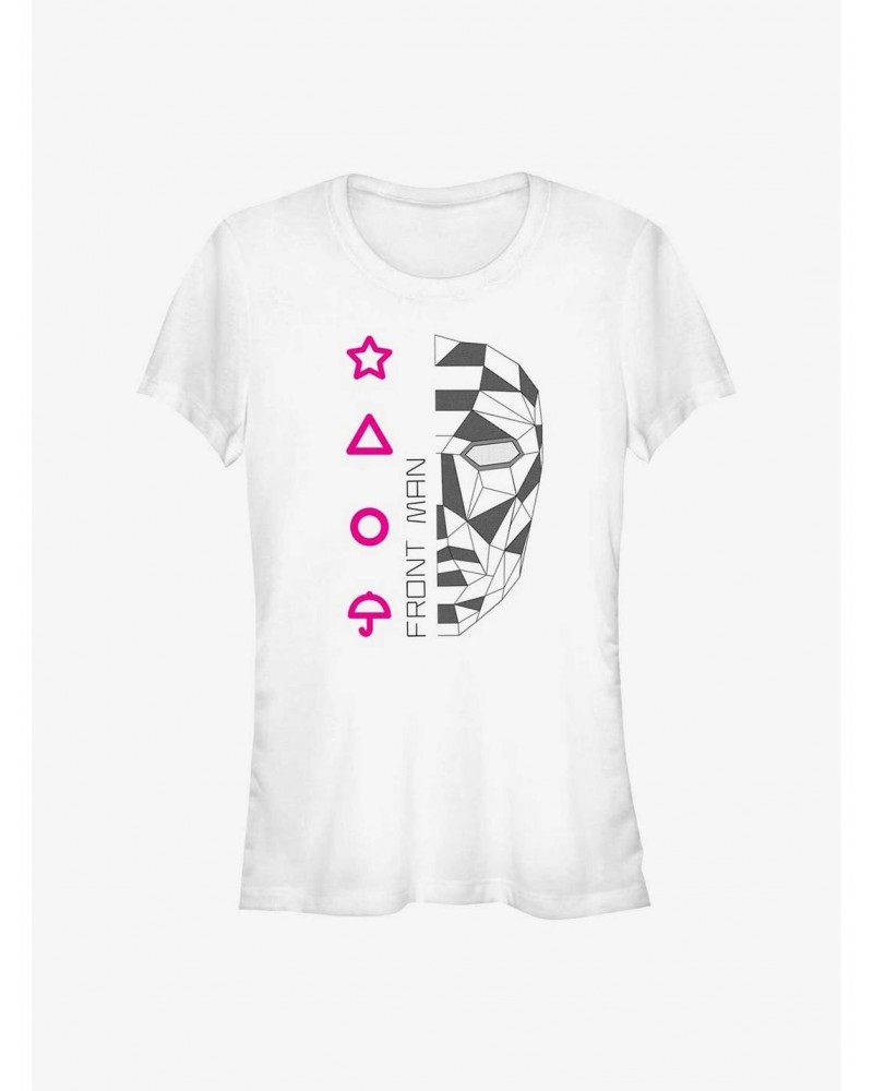 Squid Game Front Man Line Art Girls T-Shirt $6.96 T-Shirts