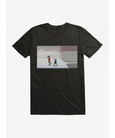 Sally Face Walking Through The Snow T-Shirt $5.74 T-Shirts
