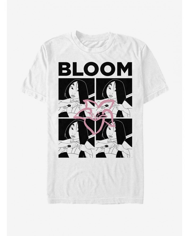 Disney Mulan Bloom Grid T-Shirt $7.84 T-Shirts