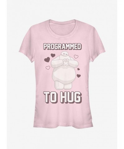 Disney Big Hero 6 Programmed To Hug Girls T-Shirt $11.70 T-Shirts