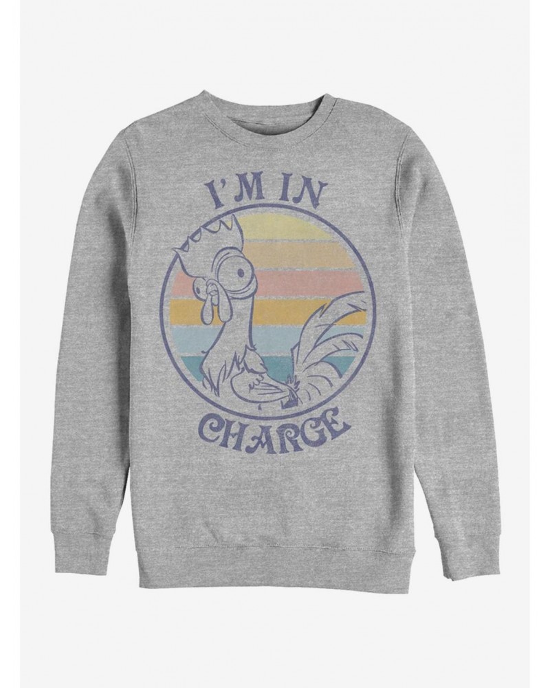 Disney Moana Sunset Hei Hei Crew Sweatshirt $12.69 Sweatshirts