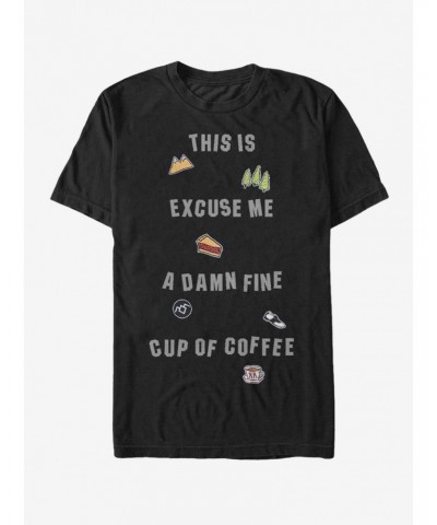 Twin Peaks Fine Cup of Coffee T-Shirt $6.52 T-Shirts