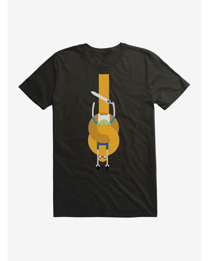 Adventure Time Finn And Jake Sword T-Shirt $6.12 T-Shirts