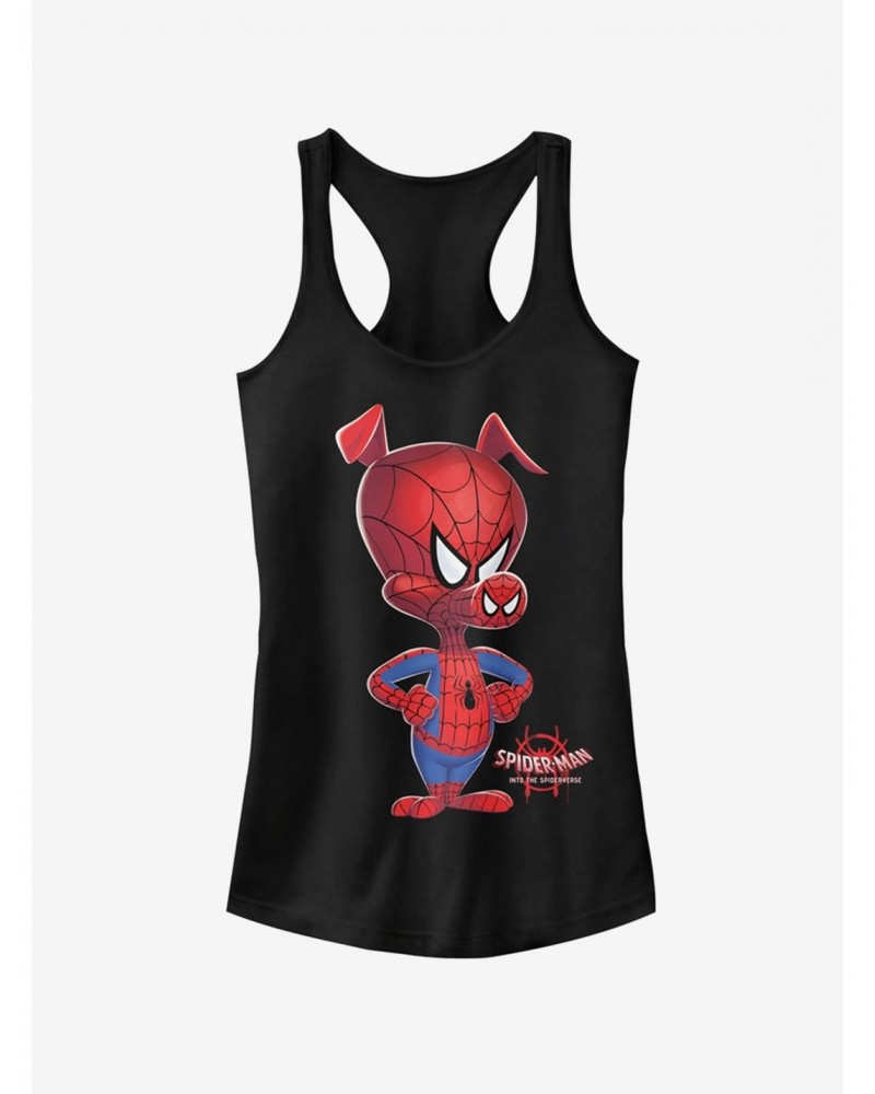 Marvel Spider-Man: Into The Spider-Verse Big Ham Girls Tank Top $7.37 Tops