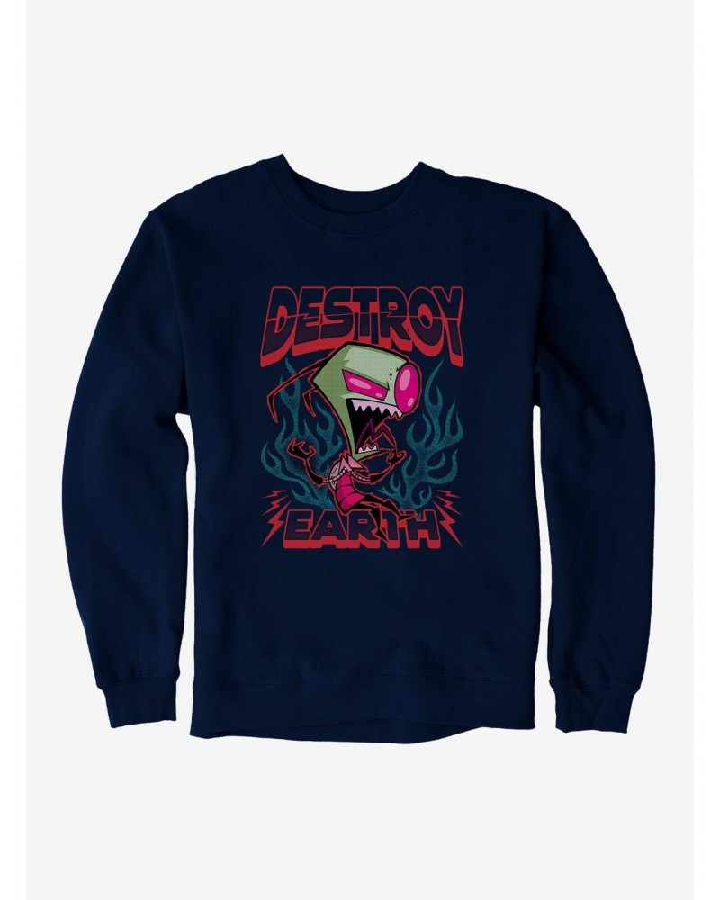 Invader Zim Unique Destroy Sweatshirt $9.45 Sweatshirts