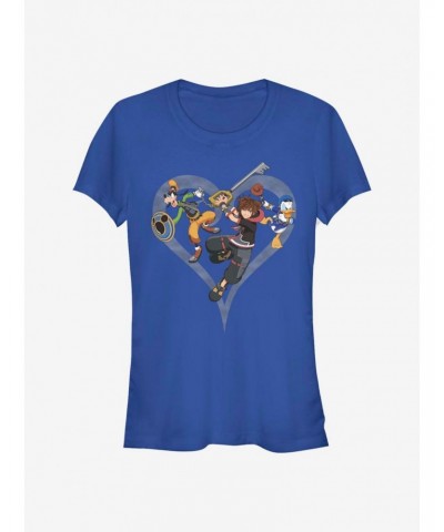 Disney Kingdom Hearts Sora Goofy Donald Girls T-Shirt $6.18 T-Shirts