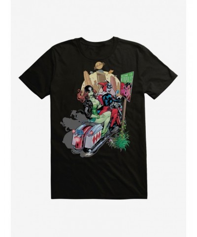 DC Comics Batman Harley Quinn Poison Ivy Motorcycle T-Shirt $6.50 T-Shirts