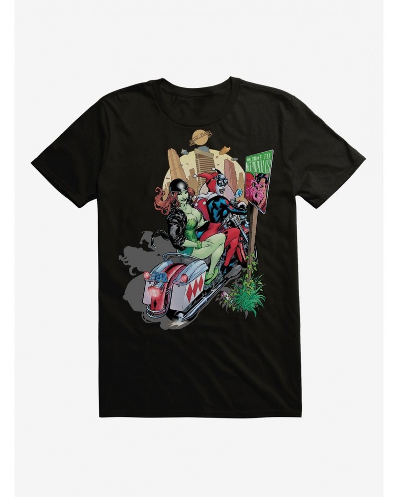 DC Comics Batman Harley Quinn Poison Ivy Motorcycle T-Shirt $6.50 T-Shirts