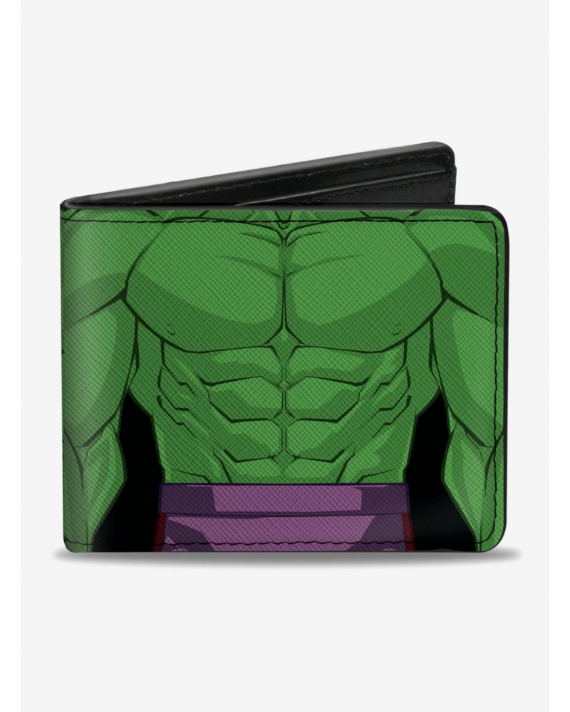 Marvel Hulk Close Up Chest And Back Bifold Wallet $6.27 Wallets