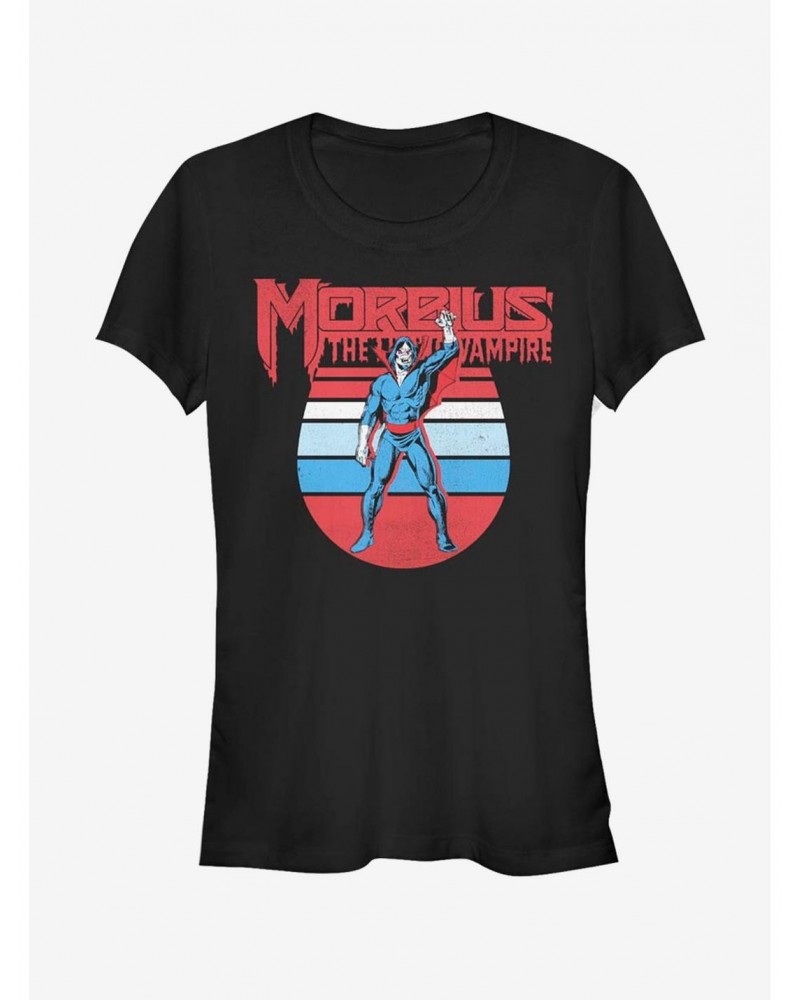 Marvel Morbius Retro Morbius Girls T-Shirt $7.17 T-Shirts