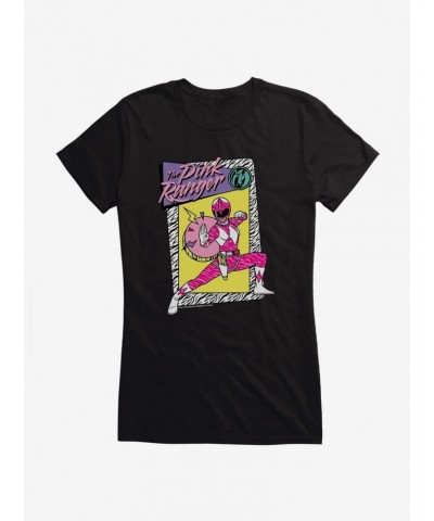 Mighty Morphin Power Rangers The Pink Ranger Girls T-Shirt $7.17 T-Shirts
