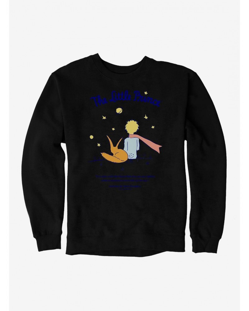 The Little Prince Only With The Heart Sweatshirt $13.87 Sweatshirts