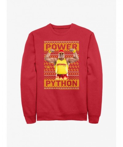 WWE Hulk Hogan Ugly Christmas Sweatshirt $14.46 Sweatshirts