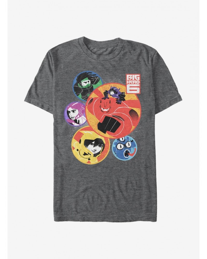 Big Hero 6 Superhero Team Circles T-Shirt $10.28 T-Shirts