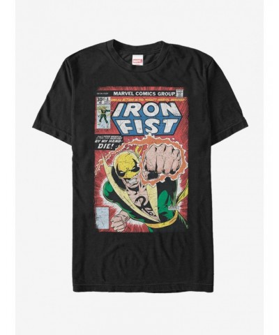 Marvel Iron Fist Comic Book Print T-Shirt $7.61 T-Shirts