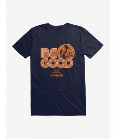 E.T. 40th Anniversary Be Good Bold Striped Font Orange T-Shirt $9.08 T-Shirts