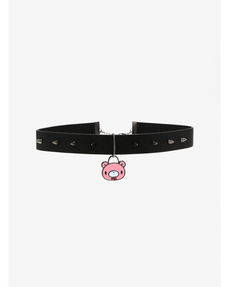 Gloomy Bear Charm Spiked Choker $2.79 Chokers