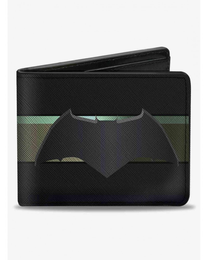 DC Comics Batman 2017 Icon Stripe Fade Bifold Wallet $8.99 Wallets