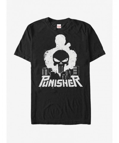 Marvel The Punisher Cityscape T-Shirt $7.27 T-Shirts