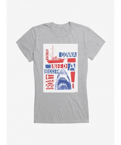 Jaws Need a Bigger Girls T-Shirt $7.17 T-Shirts