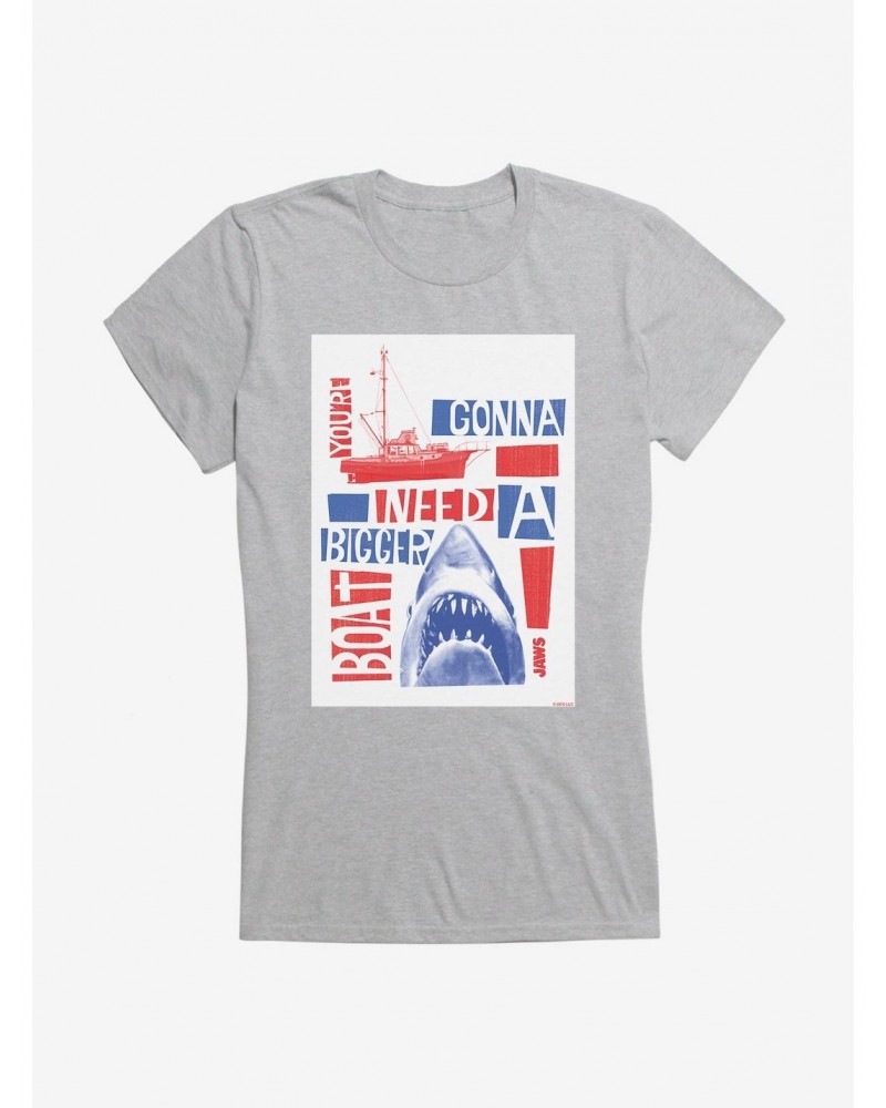 Jaws Need a Bigger Girls T-Shirt $7.17 T-Shirts