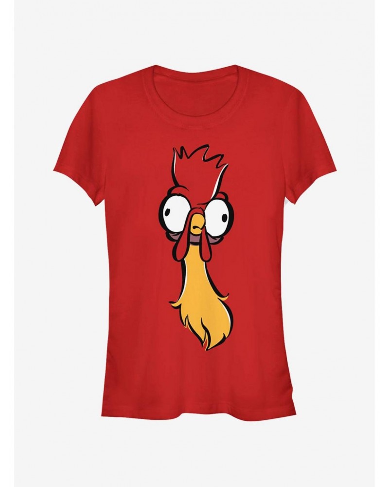 Disney Moana Big Face Hei Hei Girls T-Shirt $9.76 T-Shirts