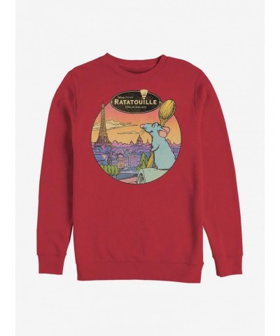 Disney Pixar Ratatouille Le Rat Parisian Crew Sweatshirt $9.15 Sweatshirts