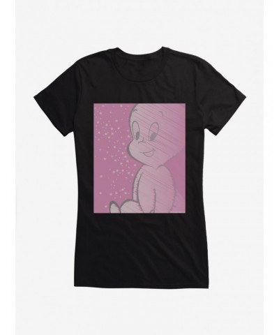 Casper The Friendly Ghost Starry Sky Girls T-Shirt $11.45 T-Shirts