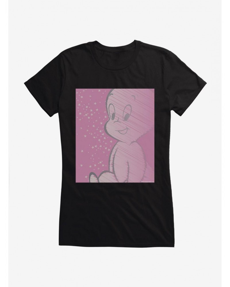 Casper The Friendly Ghost Starry Sky Girls T-Shirt $11.45 T-Shirts